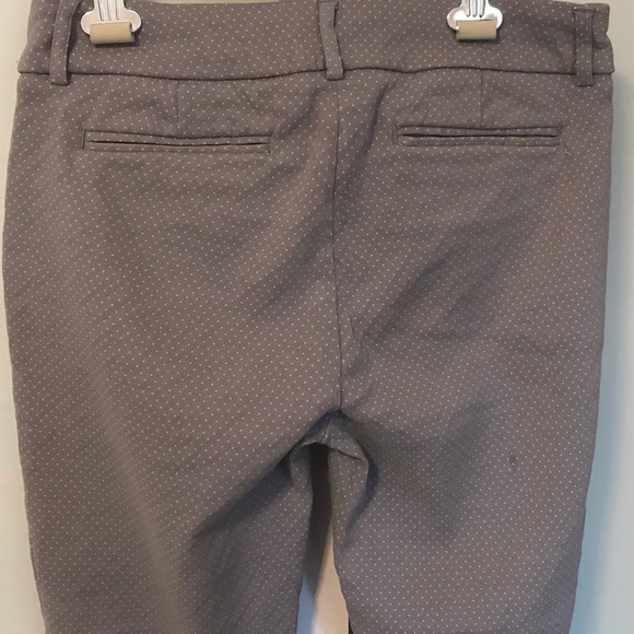 Adrienne Vittadini Grey Polka Dot Pants - Picture 4 of 5
